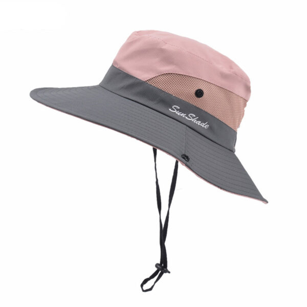 Unisex Summer Foldable Sun Fisherman Hat Men Women Wide Brim Casual Outdoor Travel Beach Sunscreen UV Protection  Sun Hats - Image 4