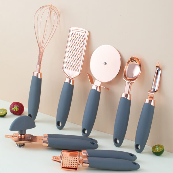 Kitchen Household Peeler Gadget Copper Plating Set - Image 4