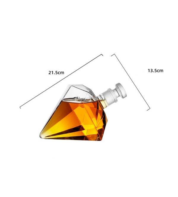 Whiskey Wine Set Suit Diamond Type Wine Bottle Wine Glass Borosilicate Glass Wine Pourer Kitchen Gadgets - Image 4