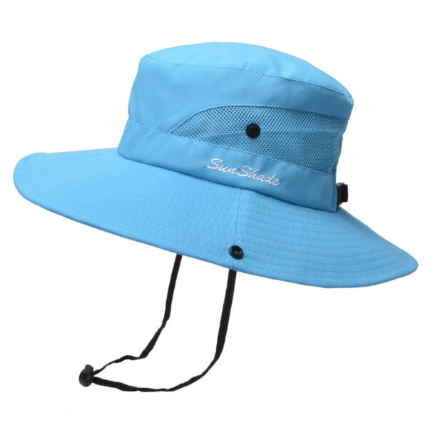 Unisex Summer Foldable Sun Fisherman Hat Men Women Wide Brim Casual Outdoor Travel Beach Sunscreen UV Protection  Sun Hats - Image 7